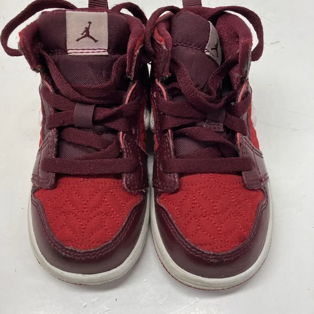 Nike Air Jordan Baby Toddler US Sz 6C AV5172-600 Sneakers Shoes Red Maroon